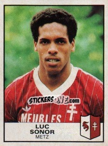 Cromo Luc Sonor - Football France 1983-1984 - Panini