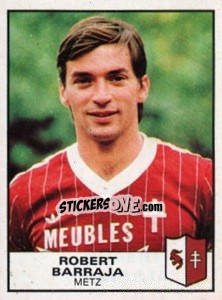 Sticker Robert Barraja - Football France 1983-1984 - Panini