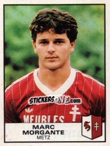 Figurina Marc Morgante - Football France 1983-1984 - Panini