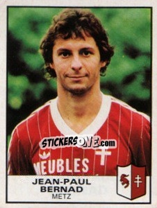 Sticker Jean-Paul Bernad - Football France 1983-1984 n. 139 - Panini