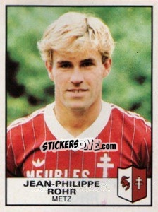 Sticker Jean-Philippe Rohr - Football France 1983-1984 - Panini