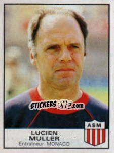 Figurina Lucien Muller - Football France 1983-1984 - Panini