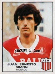 Sticker Jean Ernesto Simon - Football France 1983-1984 - Panini