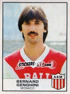 Sticker Bernard Genghini - Football France 1983-1984 n. 157 - Panini