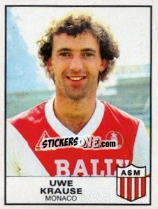 Cromo Uwe Krause - Football France 1983-1984 - Panini