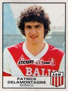 Cromo Patrick Delamontagne - Football France 1983-1984 - Panini