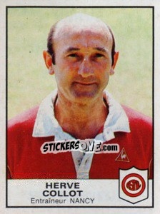 Figurina Herve Collot - Football France 1983-1984 - Panini