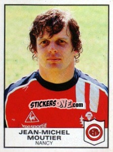 Cromo Jean-Michel Moutier - Football France 1983-1984 - Panini