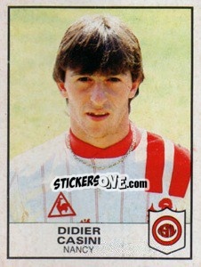 Sticker Didier Casini - Football France 1983-1984 - Panini