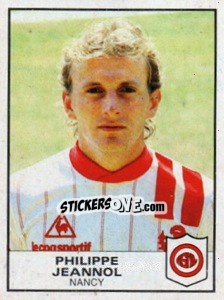 Sticker Philippe Jeannol - Football France 1983-1984 - Panini