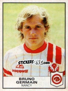 Sticker Bruno Germain - Football France 1983-1984 - Panini