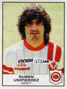 Cromo Ruben Umpierrez - Football France 1983-1984 - Panini