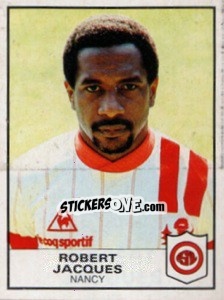 Sticker Robert Jacques - Football France 1983-1984 - Panini