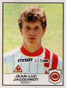 Figurina Jean-Luc Jacquinot - Football France 1983-1984 - Panini