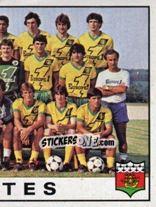 Sticker Equipe - Football France 1983-1984 - Panini