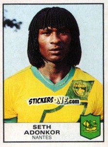 Cromo Seth Adonkor - Football France 1983-1984 - Panini