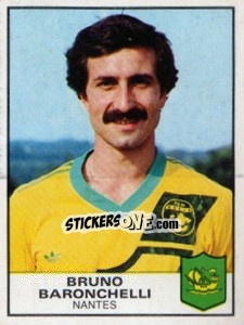 Cromo Bruno Baronchelli - Football France 1983-1984 - Panini