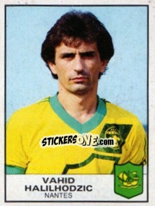 Sticker Vahid Halilhodzic - Football France 1983-1984 n. 195 - Panini