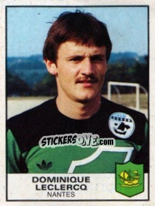 Figurina Dominique Leclercq - Football France 1983-1984 - Panini