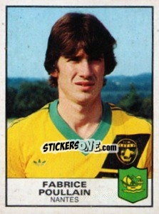 Figurina Fabrice Poullain - Football France 1983-1984 - Panini