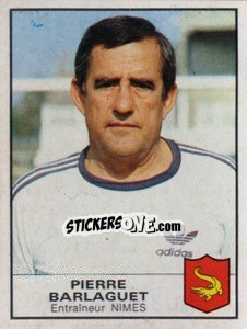 Figurina Pierre Barlaguet - Football France 1983-1984 - Panini
