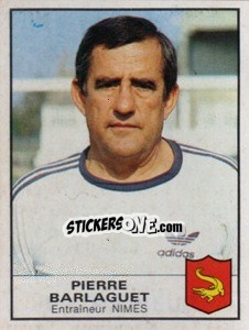 Sticker Pierre Barlaguet - Football France 1983-1984 n. 201 - Panini