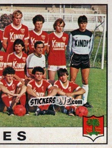 Sticker Equipe - Football France 1983-1984 - Panini