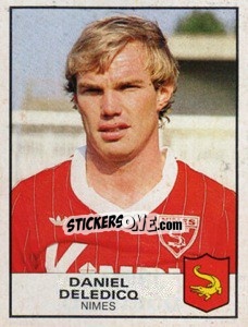 Figurina Daniel Deledicq - Football France 1983-1984 - Panini