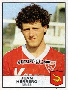 Sticker Jean Herrero - Football France 1983-1984 - Panini