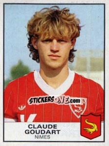 Sticker Claude Goudart - Football France 1983-1984 - Panini