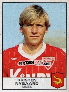 Sticker Kristen Nygaard - Football France 1983-1984 - Panini