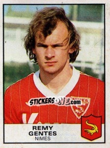 Figurina Remy Gentes - Football France 1983-1984 n. 217 - Panini