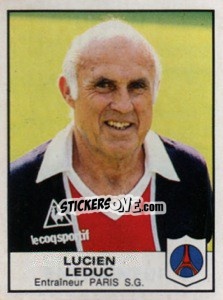 Figurina Lucien Leduc - Football France 1983-1984 - Panini