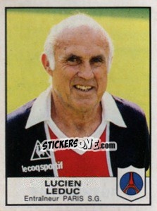 Figurina Lucien Leduc - Football France 1983-1984 n. 219 - Panini