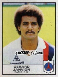 Sticker Gerard Janvion - Football France 1983-1984 - Panini
