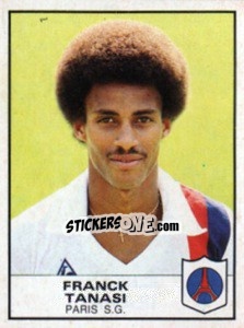 Sticker Franck Tanasi - Football France 1983-1984 - Panini