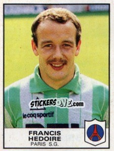 Sticker Francis Hedoire - Football France 1983-1984 n. 233 - Panini