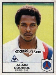 Sticker Alain Couriol - Football France 1983-1984 - Panini