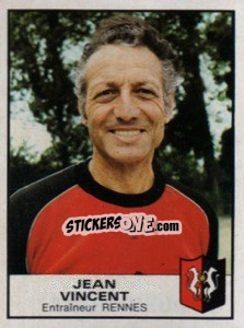 Figurina Jean Vincent - Football France 1983-1984 - Panini