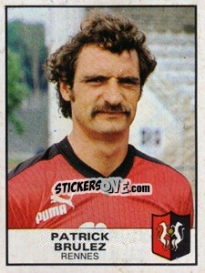 Cromo Patrick Brulez - Football France 1983-1984 - Panini