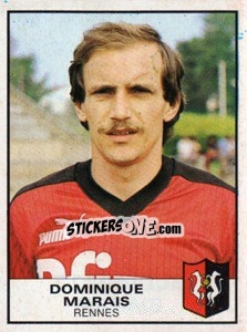 Figurina Dominique Marais - Football France 1983-1984 - Panini