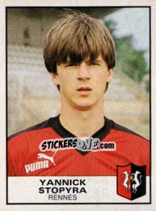 Sticker Yannick Stopyra - Football France 1983-1984 - Panini