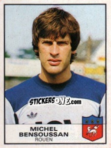 Figurina Michel Bensoussan - Football France 1983-1984 - Panini
