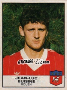 Sticker Jean-Luc Buisine - Football France 1983-1984 - Panini