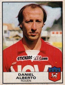 Sticker Daniel Alberto - Football France 1983-1984 - Panini