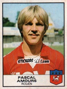 Cromo Pascal Amours - Football France 1983-1984 - Panini