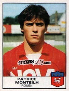 Sticker Patrice Monteilh - Football France 1983-1984 - Panini