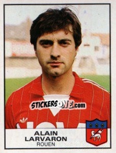 Sticker Alain Larvaron - Football France 1983-1984 - Panini