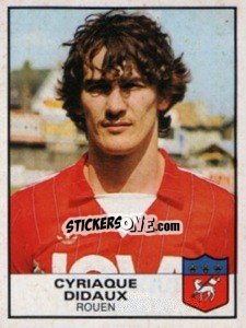 Cromo Cyriaque Didaux - Football France 1983-1984 - Panini