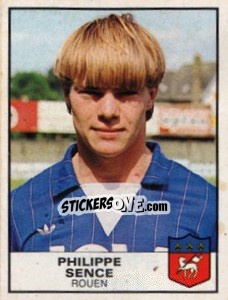 Sticker Philippe Sence - Football France 1983-1984 - Panini